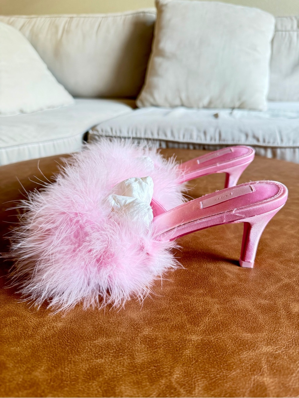 SKIMS Feather Kitten Heel Cherry Blossom - Picture 7 of 12
